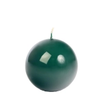 Świeca Kula 8cm K3 Lakier - Choinkowy Zielony