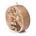 Świeca Kawa Dysk 4x11,5cm