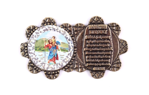 Modlitwa Kierowcy Samoprzylepna MK80 Holograficzna