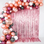 Kurtyna Imprezowa Party 90x250cm - Różowe Złoto