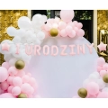 Girlanda Papierowa 1 Urodziny 150cm Różowa