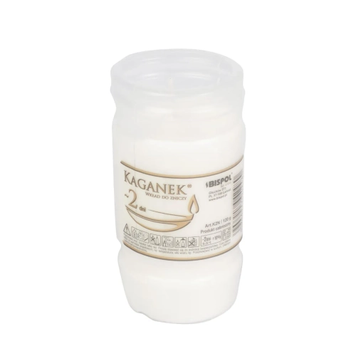 Wkłady do Zniczy Parafinowe 2 Dni Palenia kpl. 24szt