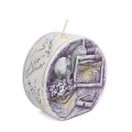 Świeca Lawenda Dysk Fioletowy 4x9cm