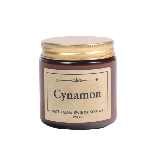 Świeca Sojowa Zapachowa 120ml 25h - Cynamon