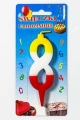 Świeczka Urodzinowa Cyfra  0-9 klasyczna - 10cm