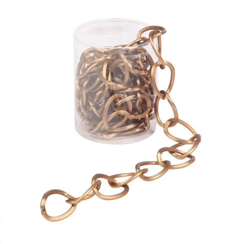 Łańcuch Aluminiowy Stare Złoto 270cm