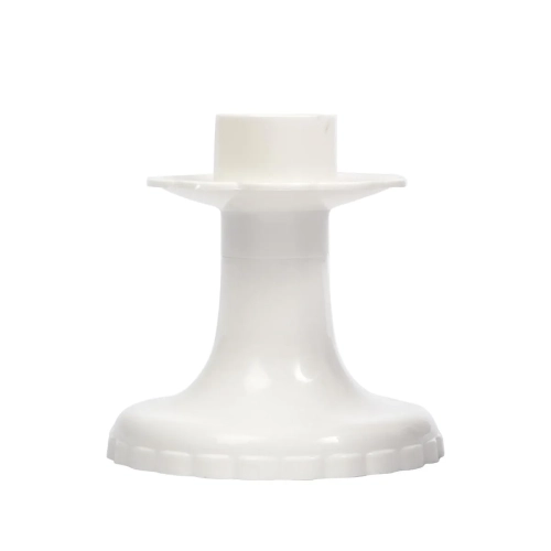 Świecznik Plastikowy Biały 7,5cm