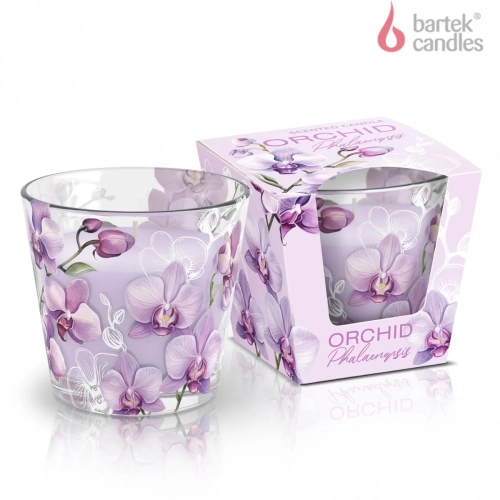 Świeca Zapachowa w Szkle 115g - Kwiat Orchidei