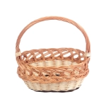 Koszyk Wiklinowy na Święconkę  Warkocz 26x28cm