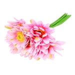 Gerbera Sztuczna 30cm kpl. 7szt - Różowy