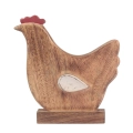 Figurka Kura Drewno Mango 25cm
