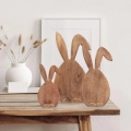 Figurka Zając Drewno Mango 33cm