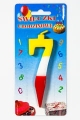 Świeczka Urodzinowa Cyfra  0-9 klasyczna - 10cm