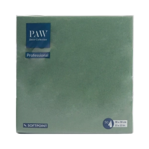 Serwetki PAW Softpoint 38x38cm kpl. 50szt - Zielony