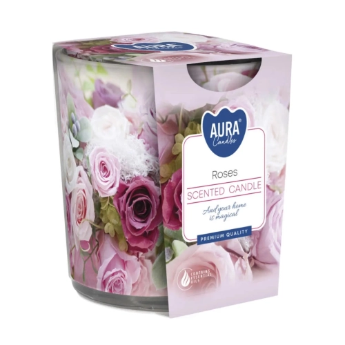 Świeca Zapachowa w Szkle 100g 22h - Róża