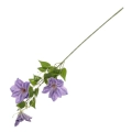 Clematis Sztuczny Fioletowy Gałązka 78cm 