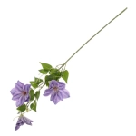 Clematis Sztuczny Fioletowy Gałązka 78cm 
