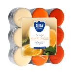Świeczki Podgrzewacze kpl. 18szt - Pomarańcza