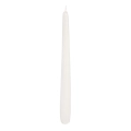 Świeca Stożkowa 24,5cm kpl. 10szt - Biały