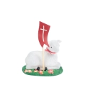 Figurka Baranek Gipsowy Leżący 6cm