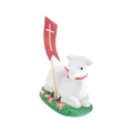 Figurka Baranek Gipsowy Leżący 6cm
