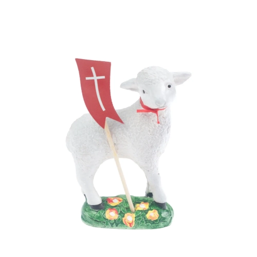 Figurka Baranek Gipsowy Stojący 10cm