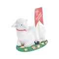 Figurka Baranek Gipsowy Leżący 11cm