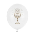 Balony Komunijne Kielich Złoty 30cm kpl. 6szt