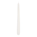 Świeca Stożkowa 24,5cm kpl. 40szt - Biały
