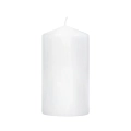 Świeca Gładka Słupek 8x15cm - Biały