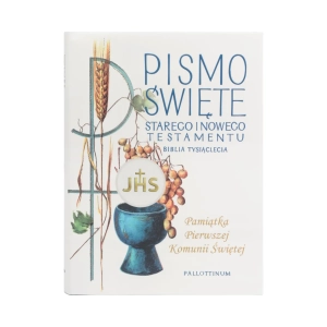 Pismo Św. Stary i Nowy Testament I Komunia Św. A5 Twarda Oprawa