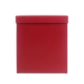 Pudełko Flower Box Papierowy Kwadrat kpl. 3szt - Bordowy