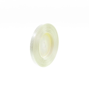 Wstążka Satynowa w Kropki 6mm 22,5mb – Ekri Nr 84