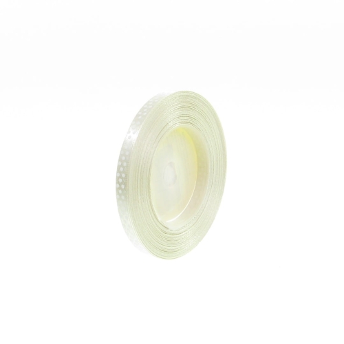 Wstążka Satynowa w Kropki 6mm 22,5mb – Ekri Nr 84
