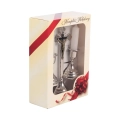 Zestaw Kolędowy Tradycyjny 19cm  Nr 21 - Srebrny