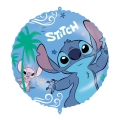 Balon Foliowy Okrągły Disney Stitch i Angel 46cm
