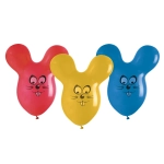 Balony Kształty Kolorowe Myszki 65cm kpl. 3szt