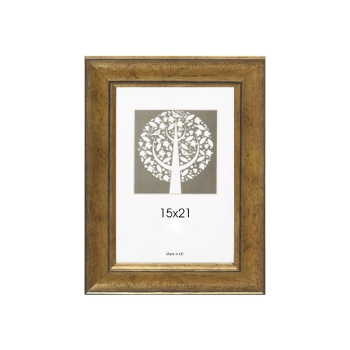 Ramka do Zdjęć Drewniana Sicilia 15x21cm - Złoty