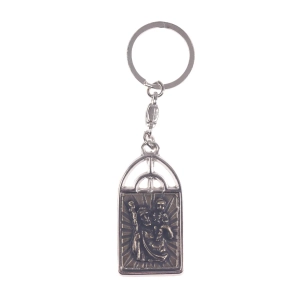 Brelok Metalowy Okno BM98 2,5x4cm Św. Krzysztof/MB Częstochowska