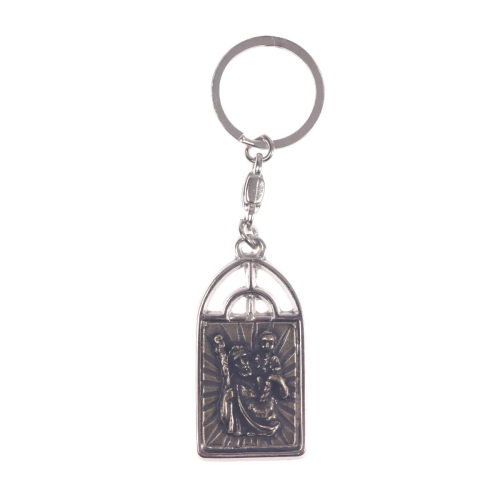 Brelok Metalowy Okno BM98 2,5x4cm Św. Krzysztof/MB Częstochowska