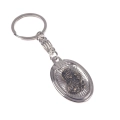 Brelok Metalowy Owal B81 3,5cm Św. Krzysztof/MB Częstochowska