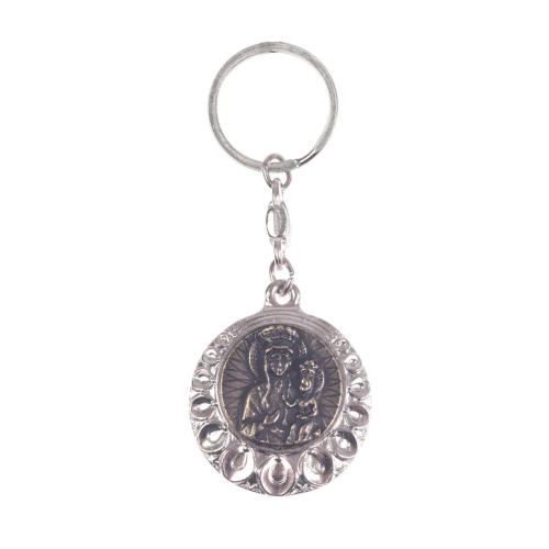 Brelok Metalowy Okrągły 3,5cm Św. Krzysztof/MB Częstochowska