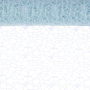 Siatka Koronkowa 50cmx4,5m - Błękitny