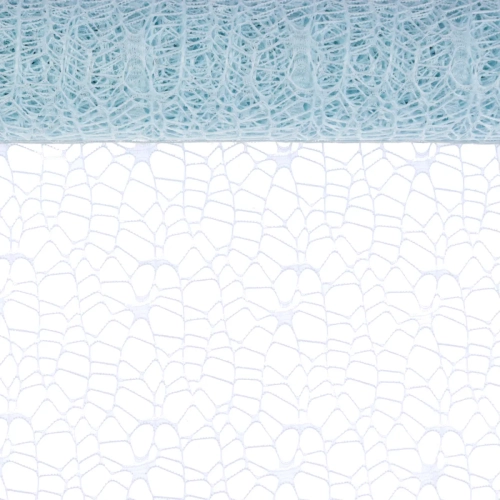 Siatka Koronkowa 50cmx4,5m - Błękitny