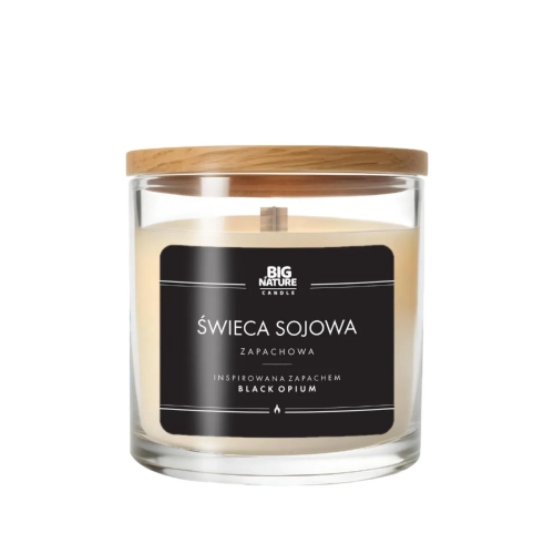 Świeca Zapachowa w Szkle Sojowa 150g - Black Opium