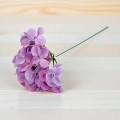 Hortensja Sztuczna na Piku 40cm - Jasny Fioletowy