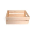 Skrzynka Drewniana Naturalna 40x27x15cm