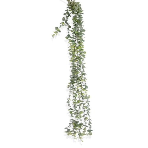 Eukaliptus Sztuczna Gałązka Wisząca 100cm - Zielony
