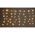 Kurtyna Świetlna LED RGB 400 Diod Timer 200x200cm - Biały Ciepły