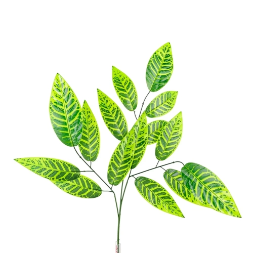 Liście Mango Sztuczna Gałązka 70cm kpl. 12szt
